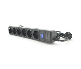 Фильтр питания Merlion B645/07736 6 розеток 4,5м черный