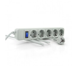 Фильтр питания Merlion G518/08846 5 розеток 1,8м серый