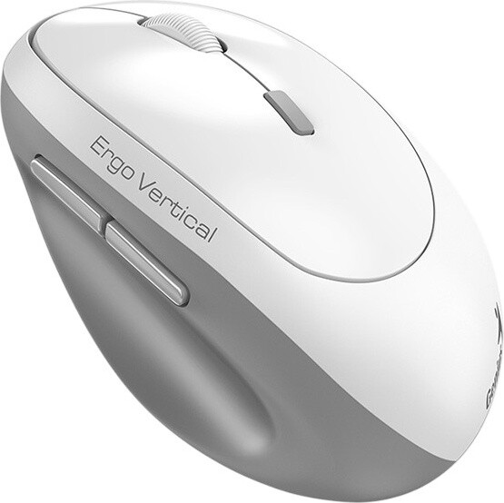 Миша бездротова Genius Ergo 8350S AI Silent White/Grey Wireless (31030041401)
