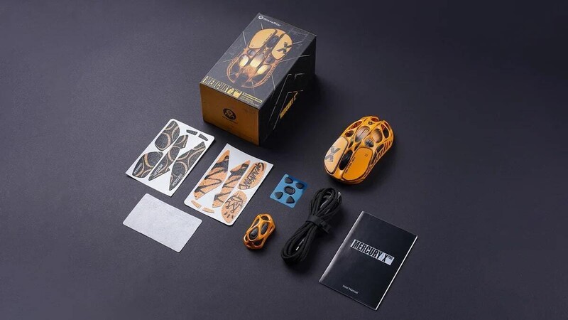 Миша GravaStar Mercury X Pro Battle-Worn Yellow Wireless (GS_X_PRO_YLW)
