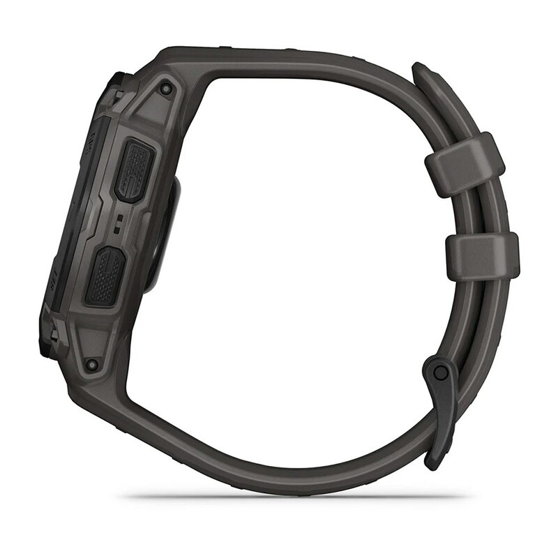 Смарт-годинник Garmin Instinct E 45 mm Black Bezel with Charcoal Silicone Band (010-02933-00)