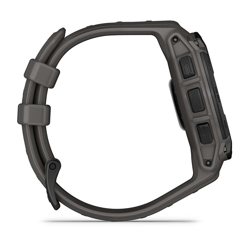 Смарт-годинник Garmin Instinct E 45 mm Black Bezel with Charcoal Silicone Band (010-02933-00)