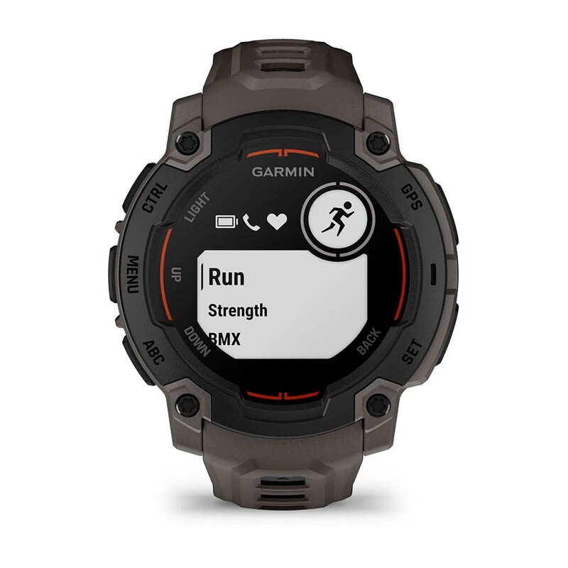 Смарт-годинник Garmin Instinct E 45 mm Black Bezel with Charcoal Silicone Band (010-02933-00)