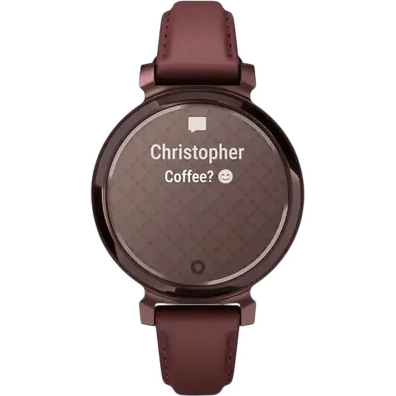Смарт-годинник Garmin Lily 2 Classic Dark Bronze with Mulberry Leather Band (010-02839-03)