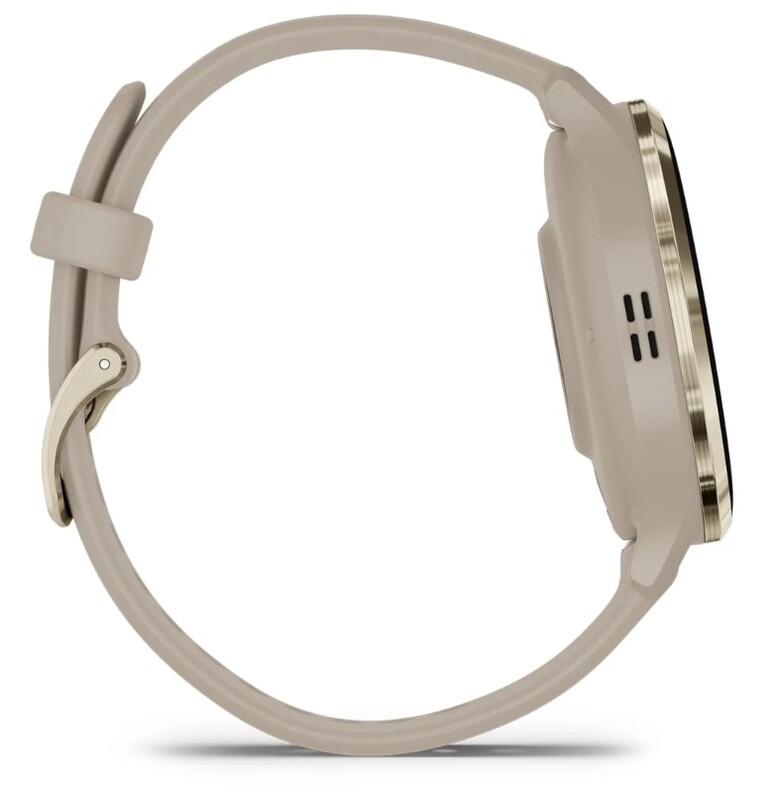 Смарт-годинник Garmin Venu 3s Soft Gold Stainless Steel Bezel with French Gray Case and Silicone Band (010-02785-02)