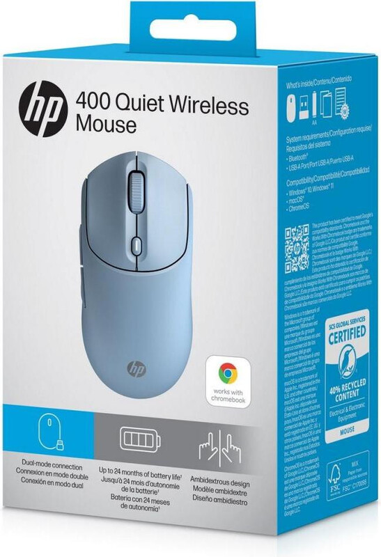Мишка бездротова HP 400 Quiet Blue Wireless (AZ7B4AA)