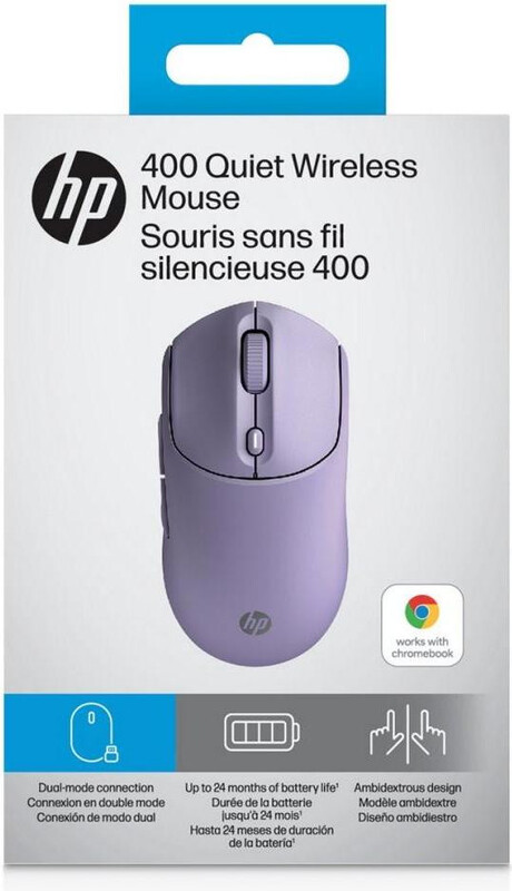 Мишка бездротова HP 400 Quiet Purple Wireless (AZ7B7AA)