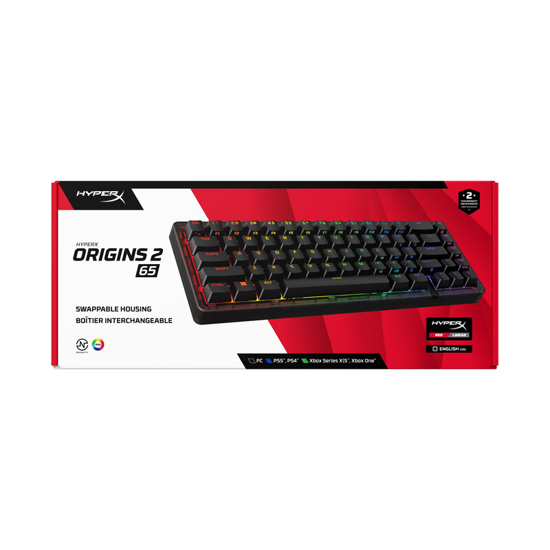Клавиатура HyperX Origins 2 65 HX Red USB Black (B4QS3AA)