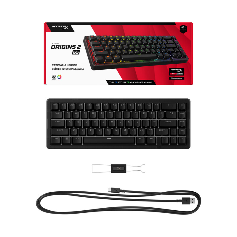 Клавиатура HyperX Origins 2 65 HX Red USB Black (B4QS3AA)