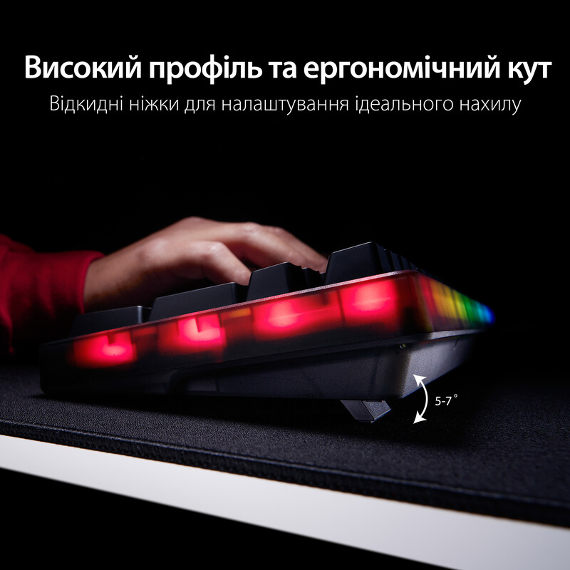 Клавиатура HyperX Origins 2 65 HX Red USB Black (B4QS3AA)