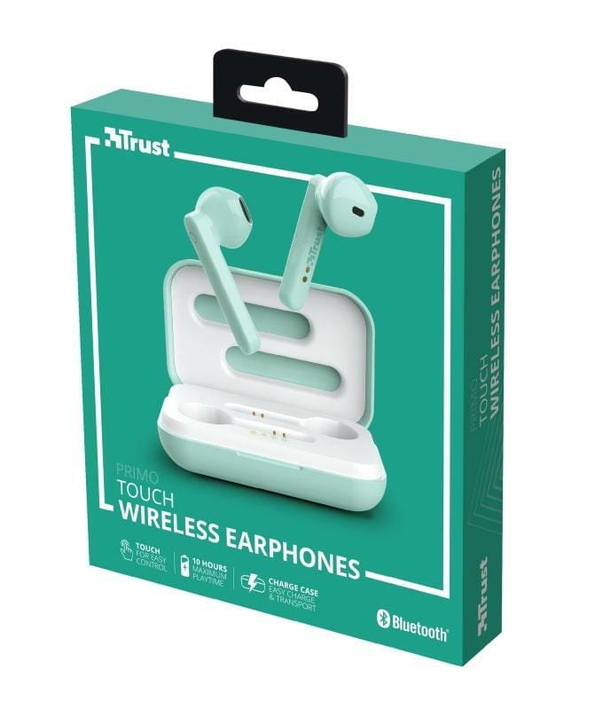 Bluetooth-гарнитура Trust Primo Touch True Mint (23781)