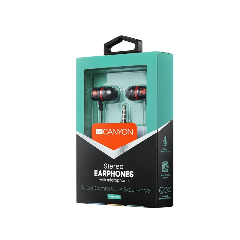 Гарнитура Canyon CNE-CEP3R Red