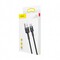 Фото - Кабель Baseus Cafule USB-USB-C, 1м Grey/Black (CATKLF-BG1)_ | click.ua