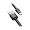 Фото - Кабель Baseus Cafule USB-USB-C, 1м Grey/Black (CATKLF-BG1)_ | click.ua