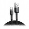 Фото - Кабель Baseus Cafule USB-USB-C, 1м Grey/Black (CATKLF-BG1)_ | click.ua