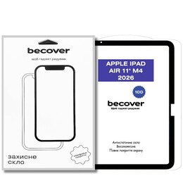Захисне скло BeCover 10D для Apple iPad Air 11" M4 2026 Black (715169)