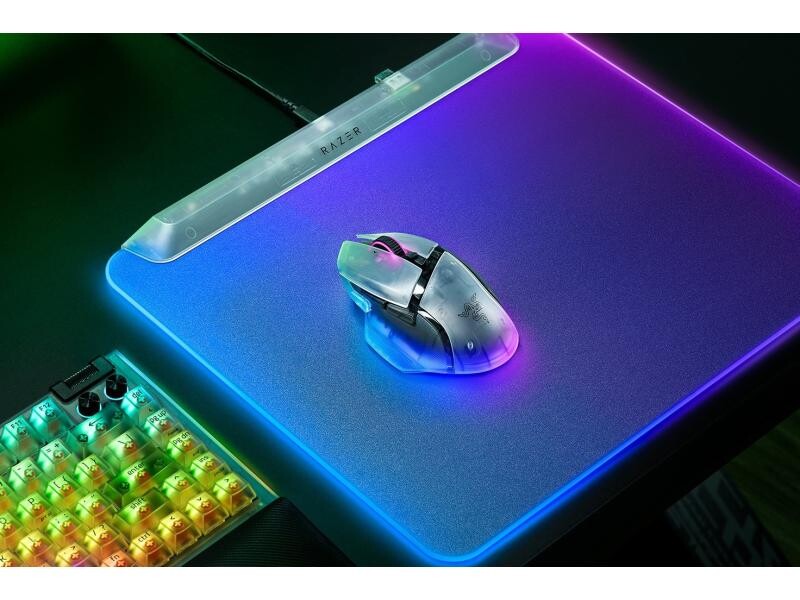 Миша бездротова Razer Basilisk V3 Pro 35K Phantom White (RZ01-05240400-R3G1)