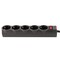 Фото - Фільтр живлення LogicPower 5 розеток 3м LP-X5 Premium Black (LP9584) | click.ua