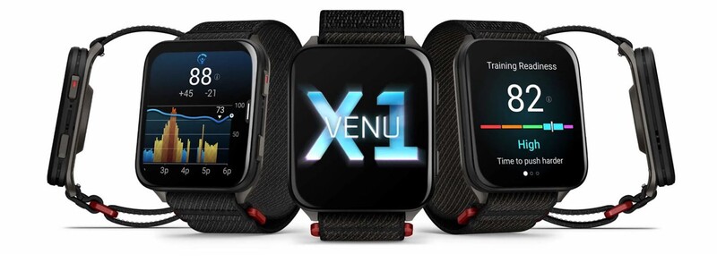 Смарт-годинник Garmin Venu X1 Black/Slate Titanium with Black Nylon (010-02980-13)
