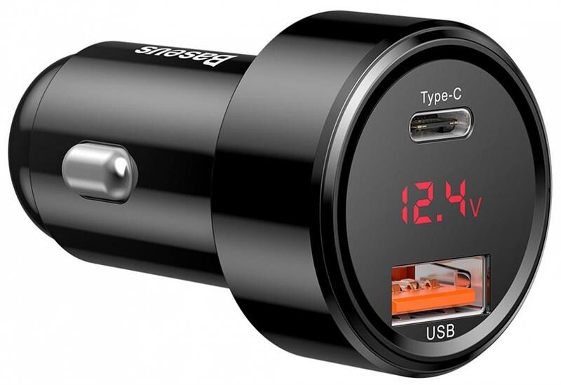 Автомобільний зарядний пристрій Baseus Magic (2USB, 6A) QC3.0 Black (CCMLC20C-01)