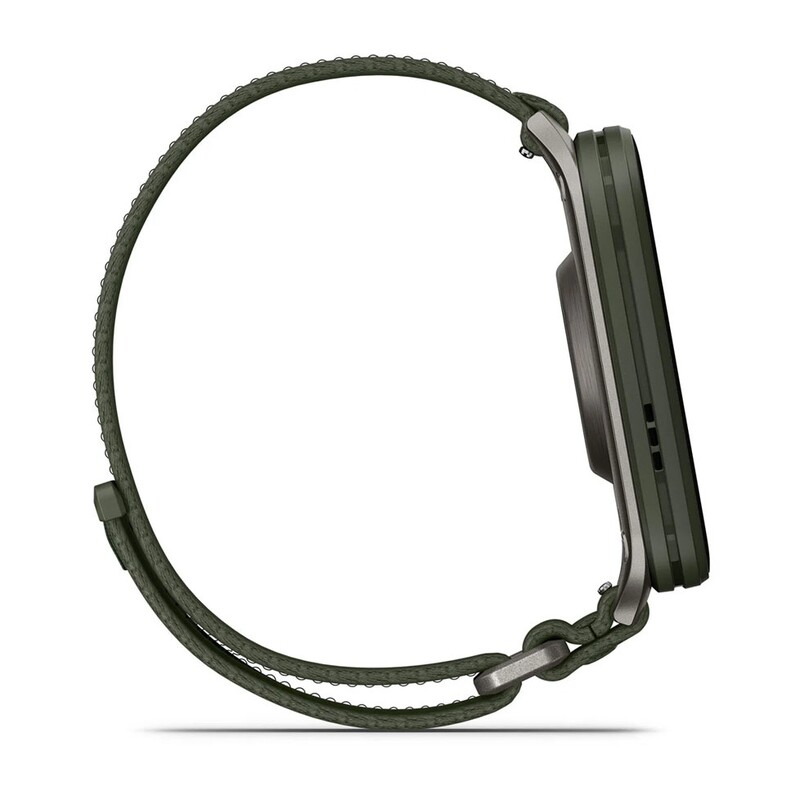 Смарт-часы Garmin Venu X1 Moss Titanium with Moss Nylon (010-02980-23)