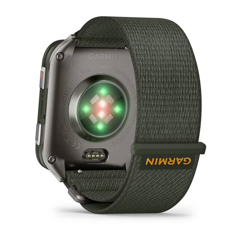 Смарт-часы Garmin Venu X1 Moss Titanium with Moss Nylon (010-02980-23)