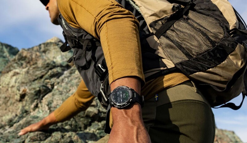 Смарт-часы Garmin Instinct Crossover AMOLED Tactical Black with Black Silicone (010-03398-42)