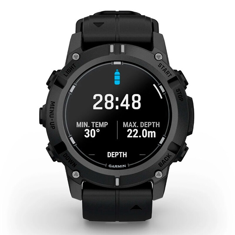 Смарт-годинник Garmin Descent G2 Black with Black Silicone (010-02986-13)