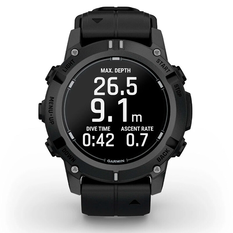 Смарт-годинник Garmin Descent G2 Black with Black Silicone (010-02986-13)