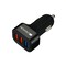 Фото - Автомобильное зарядное устройство Canyon (3USB, 2.1A) Black (CNE-CCA07B) | click.ua