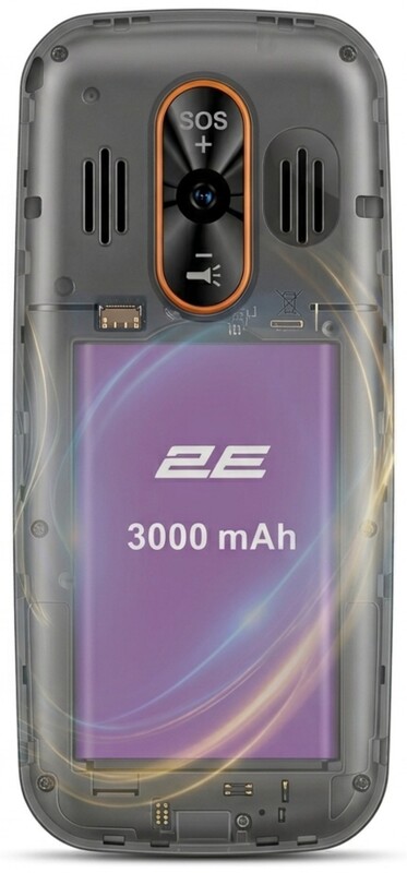 Мобiльний телефон 2E E350 Black (694743656879)