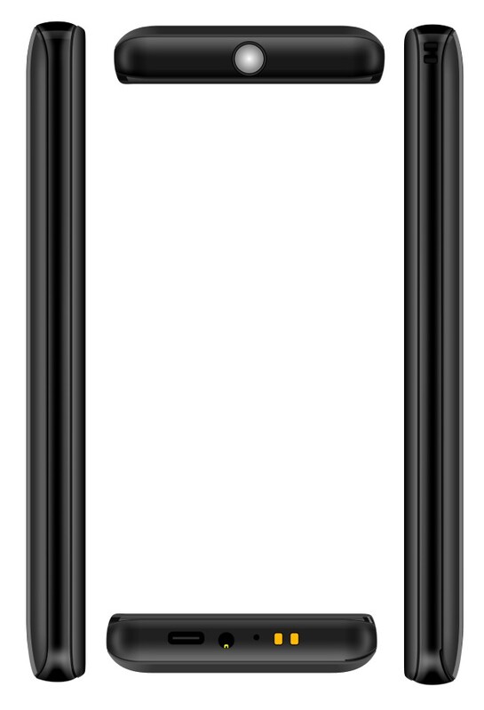 Мобiльний телефон 2E E350 Black (694743656879)