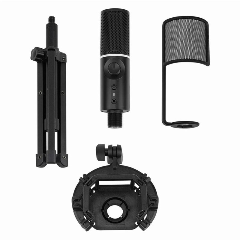 Микрофон Streamplify MIC TRIPOD-48-RGB-TP Black (SPMC-MZ1C127.11)