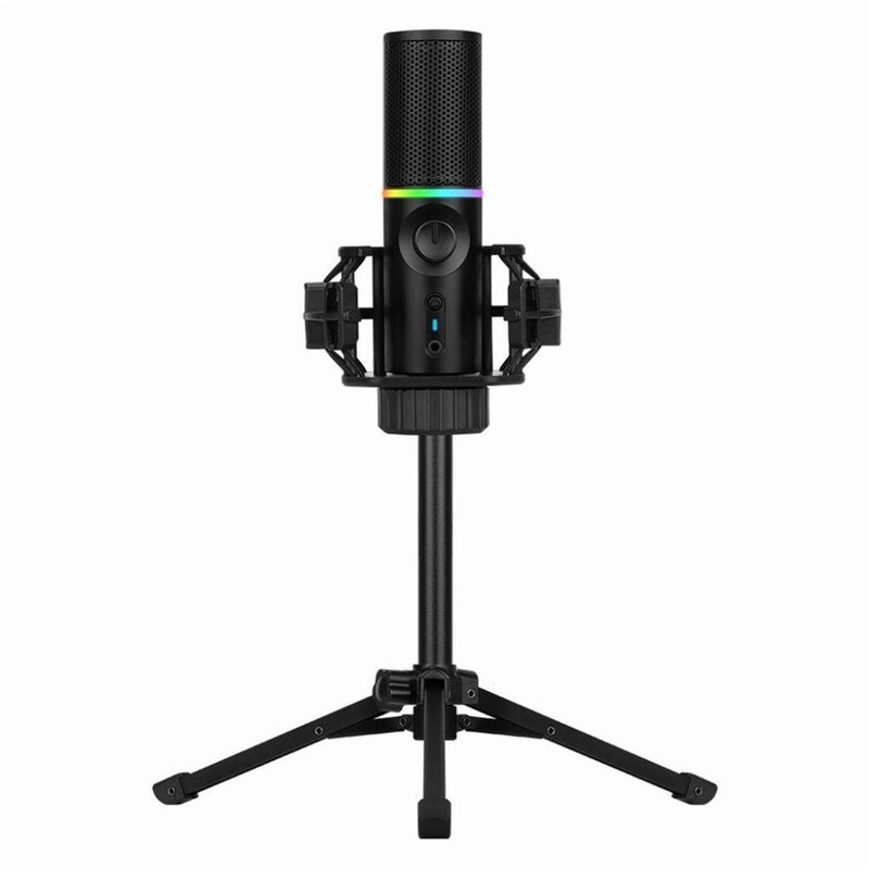 Микрофон Streamplify MIC TRIPOD-48-RGB-TP Black (SPMC-MZ1C127.11)