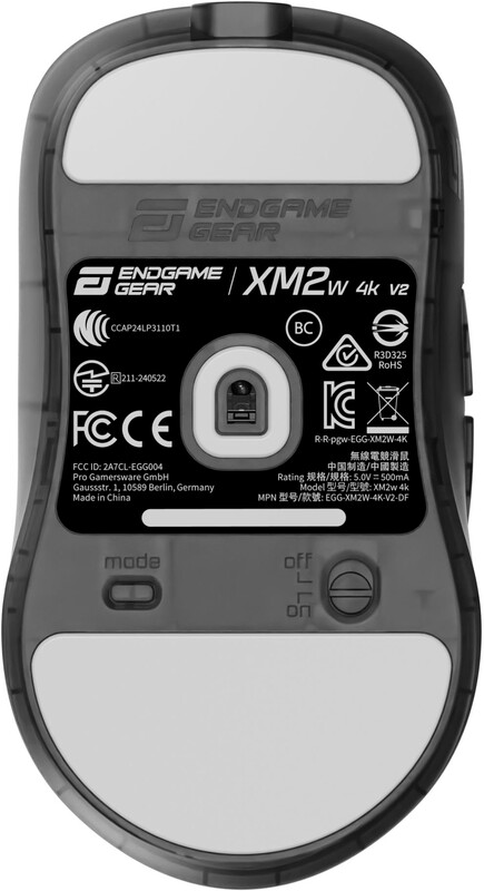 Мышь беспроводная Endgame Gear XM2w 4K v2 Black Transparent Wireless (PGW-EG-MOU-081)