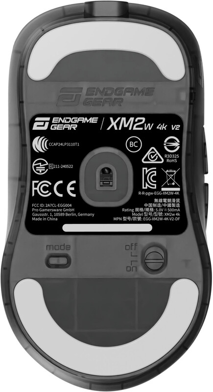 Мышь беспроводная Endgame Gear XM2w 4K v2 Black Transparent Wireless (PGW-EG-MOU-081)
