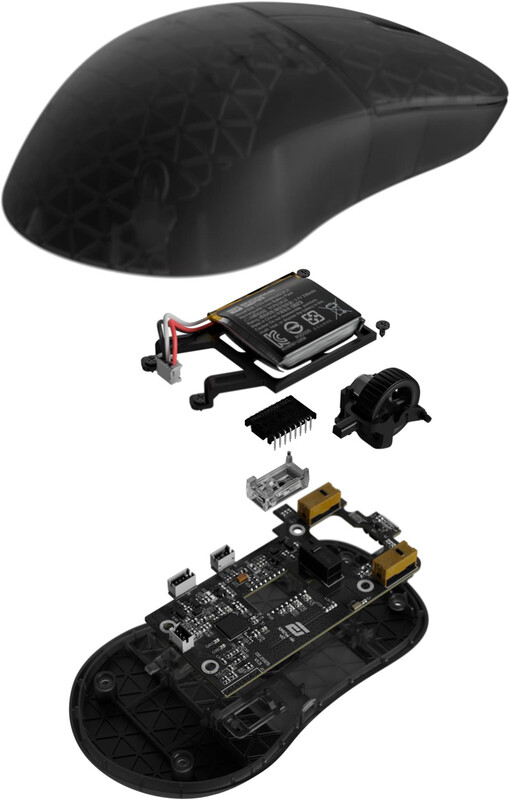 Мышь беспроводная Endgame Gear XM2w 4K v2 Black Transparent Wireless (PGW-EG-MOU-081)