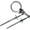 Фото - Брелок GoodLoot The Witcher 3 Geralt Two Swords | click.ua