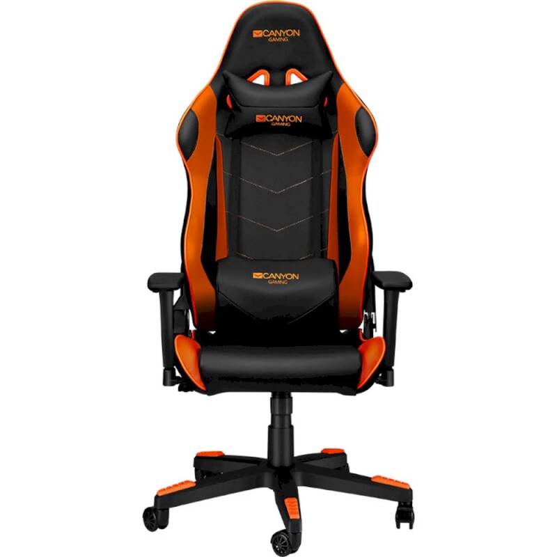 Кресло для геймеров Canyon Deimos Black/Orange (CND-SGCH4)