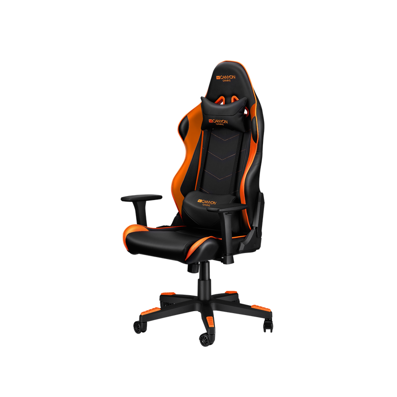 Кресло для геймеров Canyon Deimos Black/Orange (CND-SGCH4)