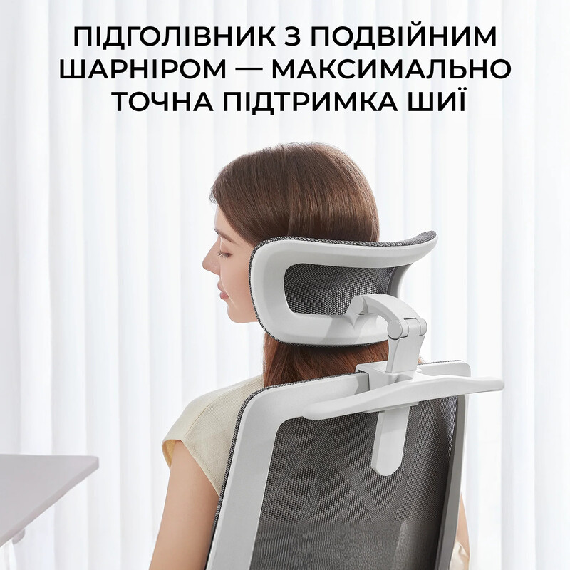 Крісло офісне Sihoo M59AS Mesh Gray (M59AS-M301)