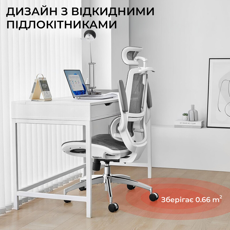 Крісло офісне Sihoo M59AS Mesh Gray (M59AS-M301)