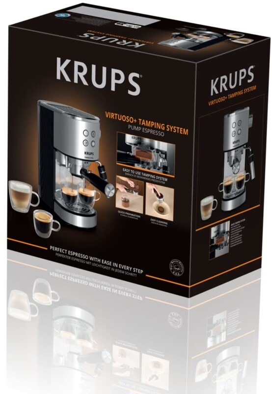 Кавоварка Krups Virtuoso+ Tamping System XP499EE0