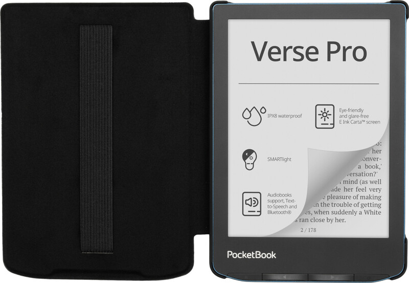Чехол-книжка PocketBook Shell-Strap для PocketBook 6" PB619/629/634 Black (SH-ST-634-BK-WW)