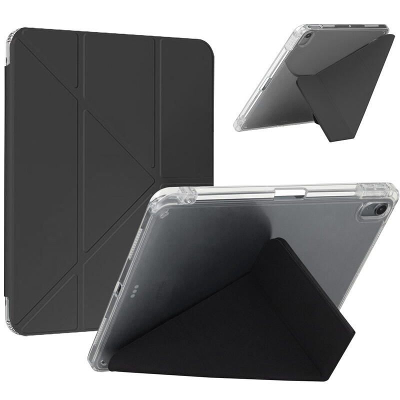 Чeхол-книжка BeCover Ultra Slim Origami Transparent с креплением Apple iPad Air 11" M4 2026 Black (715183)