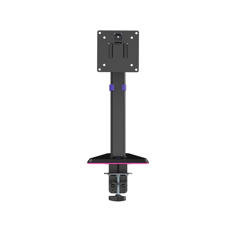 Кріплення настільне для монітора GamePro RGB 17-40" Black/Violet (MAG101V)