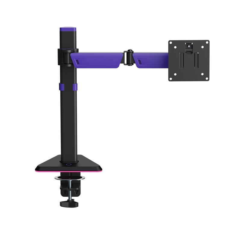 Кріплення настільне для монітора GamePro RGB 17-40" Black/Violet (MAG101V)