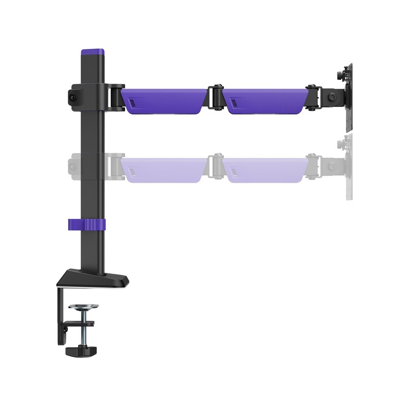 Кріплення настільне для монітора GamePro 17-40" Black/Violet (MAG100V)