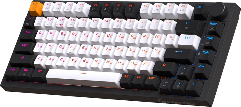 Клавиатура беспроводная GamePro Asgard Valhalla QLAB Sakura Switch Black (MK160-B-QS-PRO)