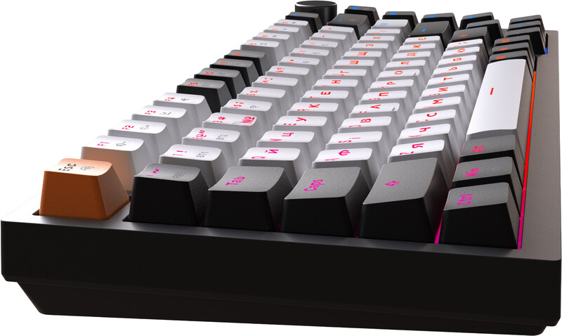 Клавиатура беспроводная GamePro Asgard Valhalla QLAB Sakura Switch Black (MK160-B-QS-PRO)